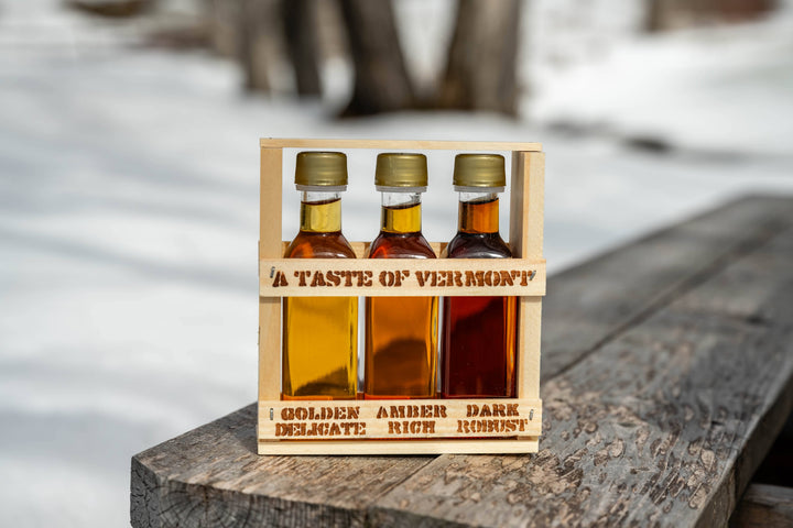 Vermont Maple Syrup Sampler Gift Crate