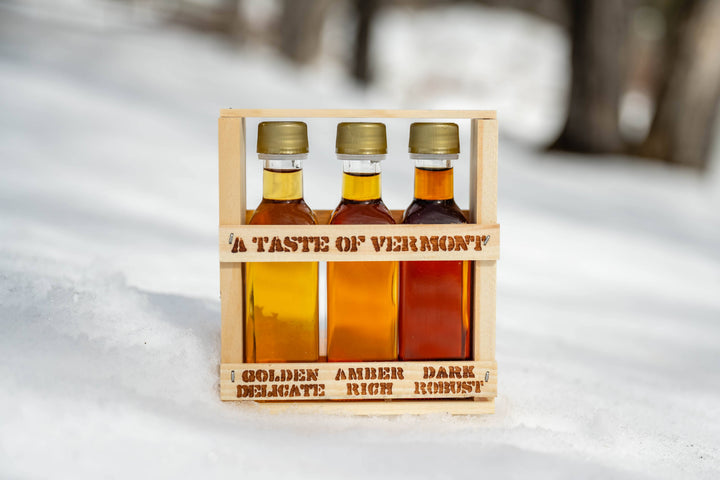 Vermont Maple Syrup Sampler Gift Crate