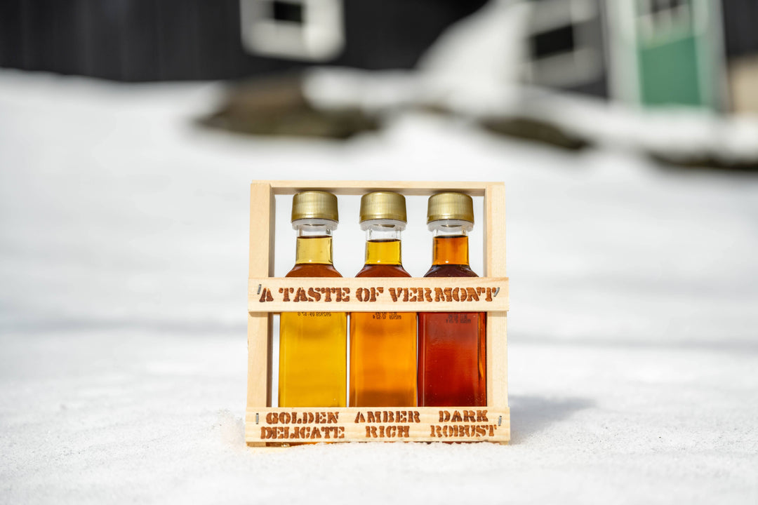 Vermont Maple Syrup Sampler Gift Crate