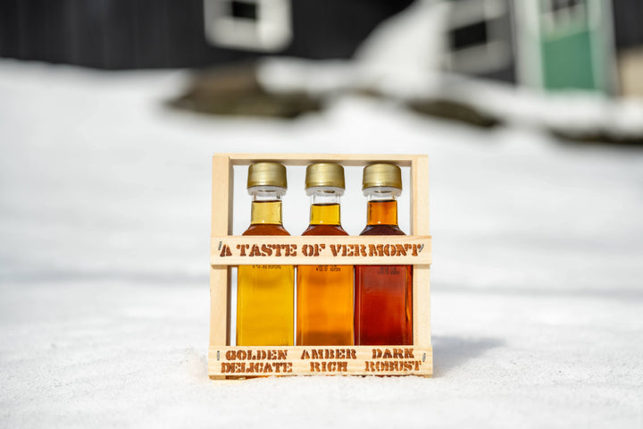 Vermont Maple Syrup Sampler Gift Crate